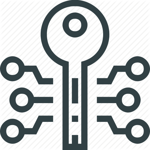 Electronic, Key Icon