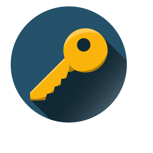 Key Round Icon