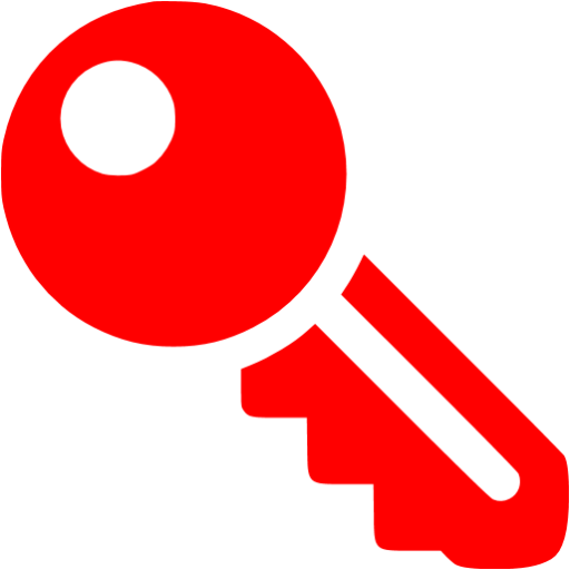 Red Key Icon