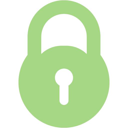 Guacamole Green Lock Icon