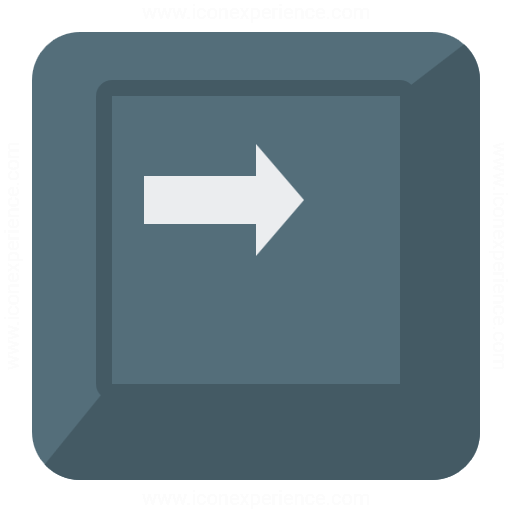 Iconexperience G Collection Keyboard Key Right Icon