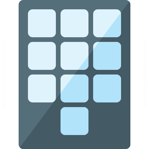 Iconexperience G Collection Numeric Keypad Icon