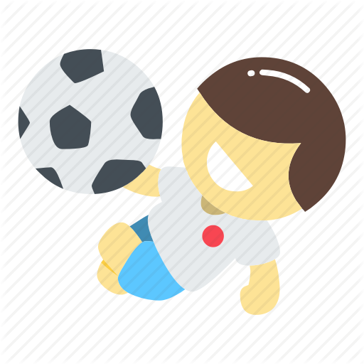 Football, Jump, Kick Ball, Overhead Kick, Player, Soccer, Sport Icon