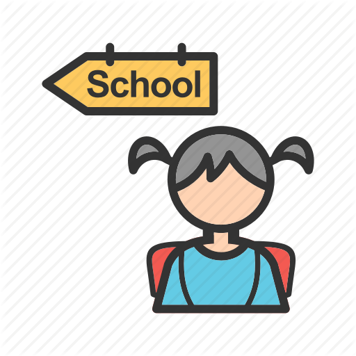 Children, Going, Group, Kid, Kids, School, Walking Icon
