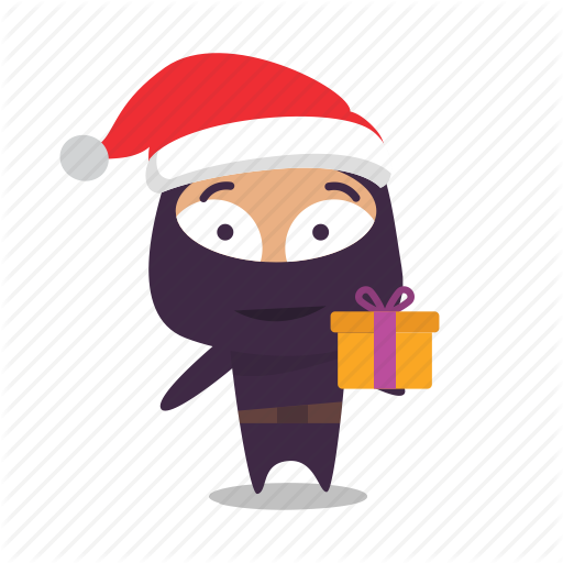 Christmas, Gift, Kind, Ninja, Santa Icon
