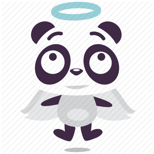 Angel, Kindness, Panda Icon