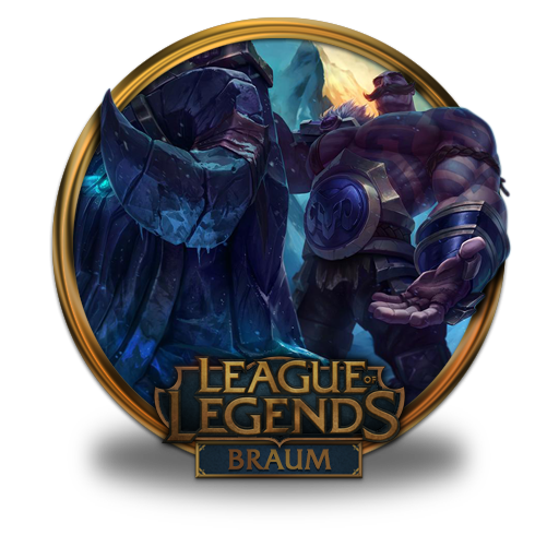 Braum Icon League Of Legends Gold Border Iconset
