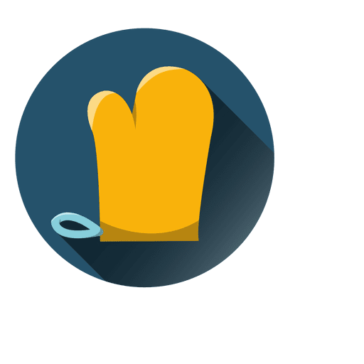 Kitchen Glove Round Icon