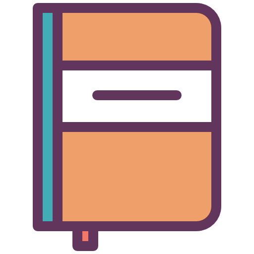 Book Of Recipes, Book Icon Free Of Kitchen Bold Line Color Mix