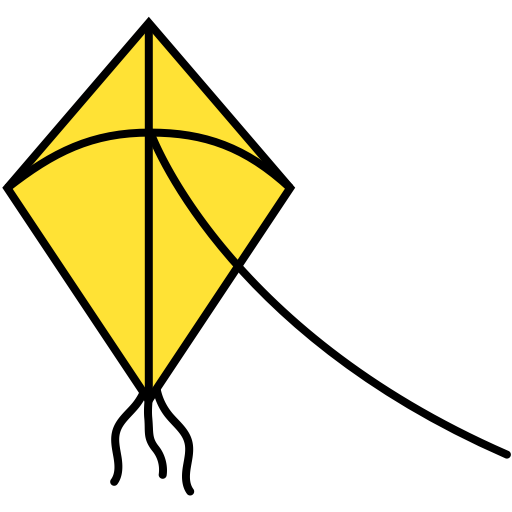 Kite, Leisure, Activity Icon