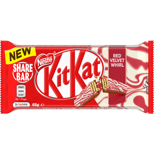 Nestle Kit Kat Finger King Size Red Velvet Whirl Chocolate Bar