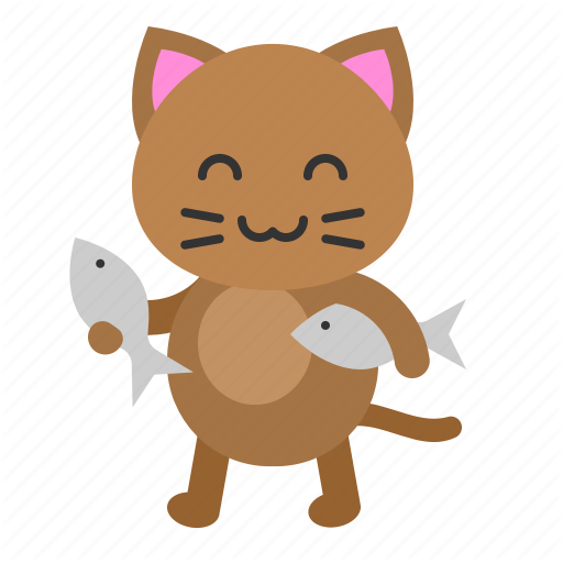 Avatar, Cat, Fish, Food, Kitten Icon