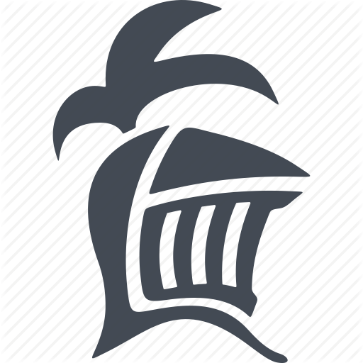 Knight And War, Protective Helmet, Sword, Visor Icon