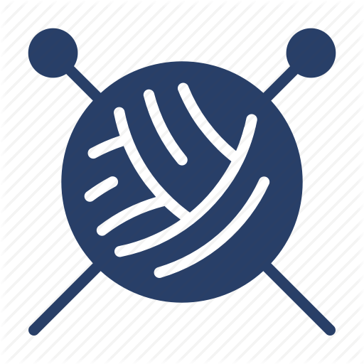 Knit, Knitting, Sewing, Tailor, Tailoring Icon