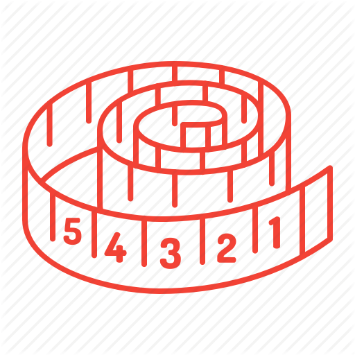 Knitting, Measuring, Sewing, Tailor Icon