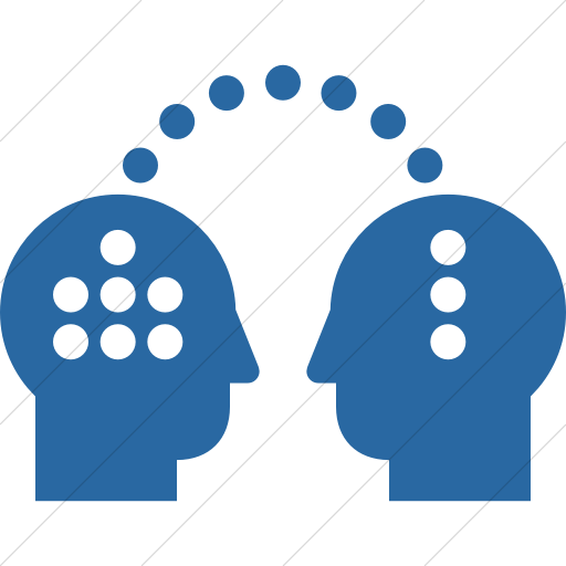 Simple Blue Iconathon Knowledge Transfer Icon