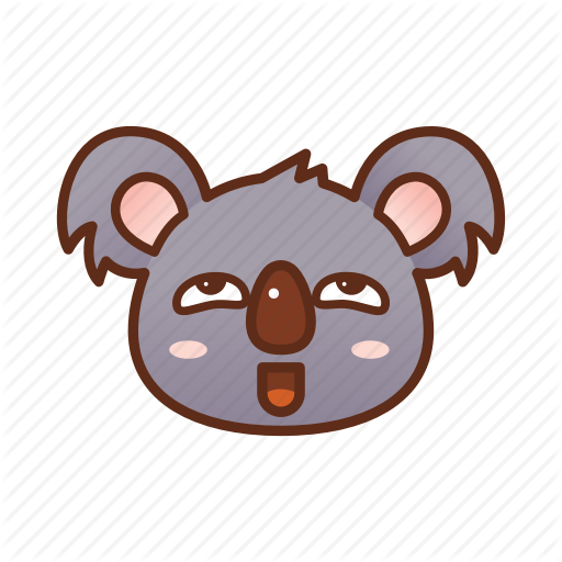 Emoticon, Koala, Nasty, Pervert Icon
