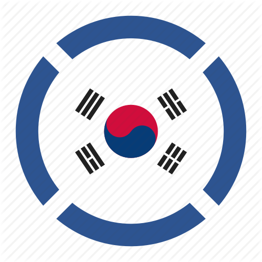 Country, Flag, Location, Nation, Navigation, Pin, South Korea Icon