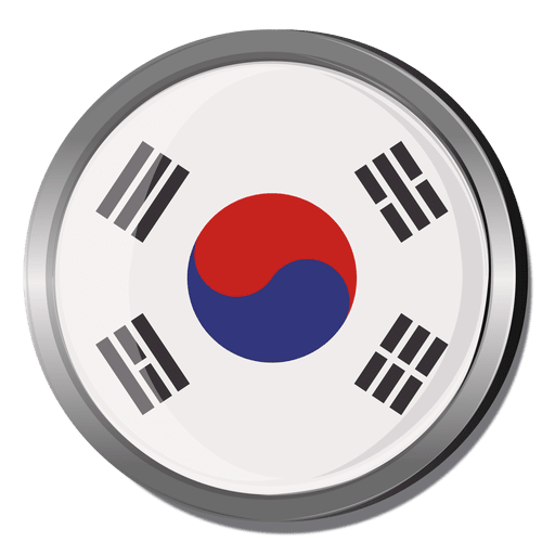 Korea Round Flag