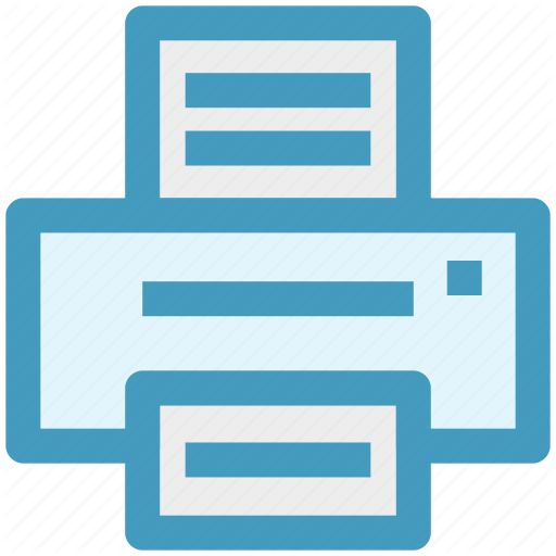 Copier, Facsimile, Fax, Fax Machine, Printer Icon