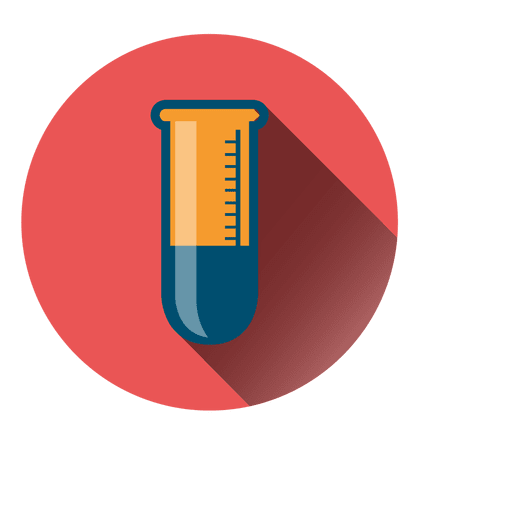 Laboratory Tube Circle Icon