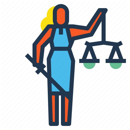 Justice, Ladyjustice, Law, Scales, Sword Icon