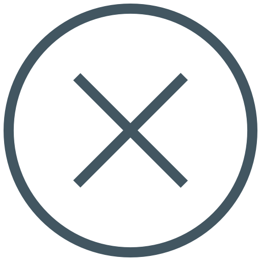 Stop Outline Black Icon