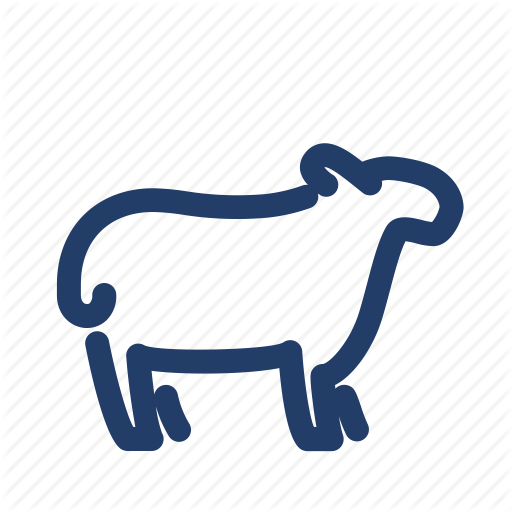 Lamb, Meat, Mutton, Sheep Icon