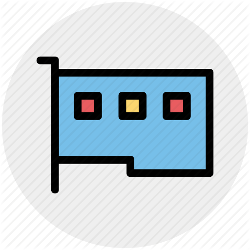 Audio Card, Electronics, Hardware, Lan, Lan Card, Sound Card Icon