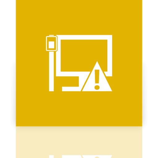 Caution, Mirror, Lan Icon