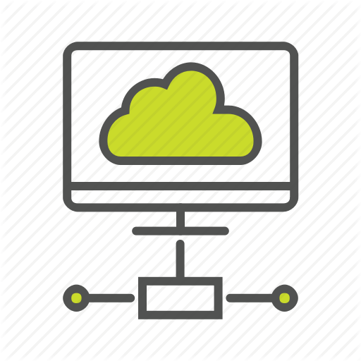 Cloud Network, Cloud Server, Internet, Iot, Lan Icon