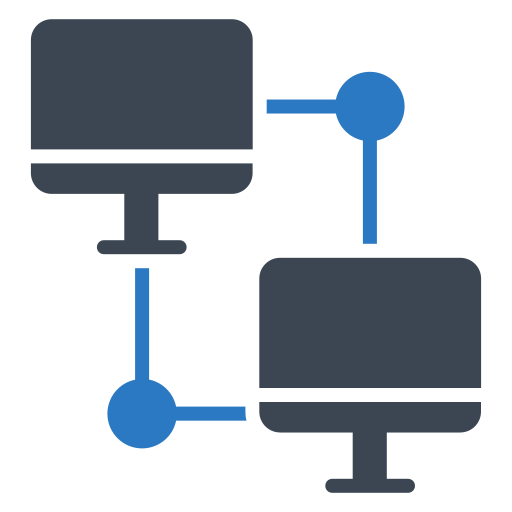 Lan, Computers, Connection Icon Free Of Technology