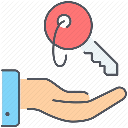 Hand, Home, Key, Land, Lease, Purchase, Real Estate Icon