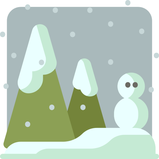 Snowing Forest Png Icon