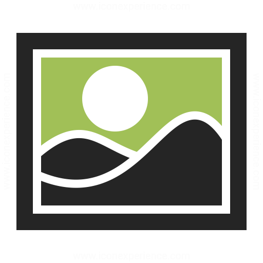 Photo Landscape Icon Iconexperience