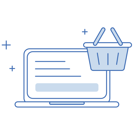 E, Commerce, Shopping Cart, Laptop Icon Free Of Elpis Icons