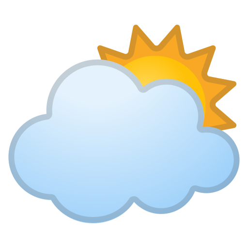 Sun, Behind, Large, Cloud Icon Free Of Noto Emoji Travel