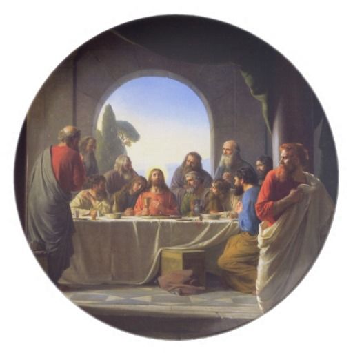 The Last Supper Of Jesus Christ Dinner Plate Christian Themed
