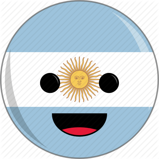 Argentina, Awesome, Country, Cute, Face, Flags, Latino Icon