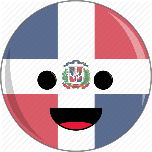 Awesome, Cute, Dominican, Face, Flags, Latino, Republic Icon