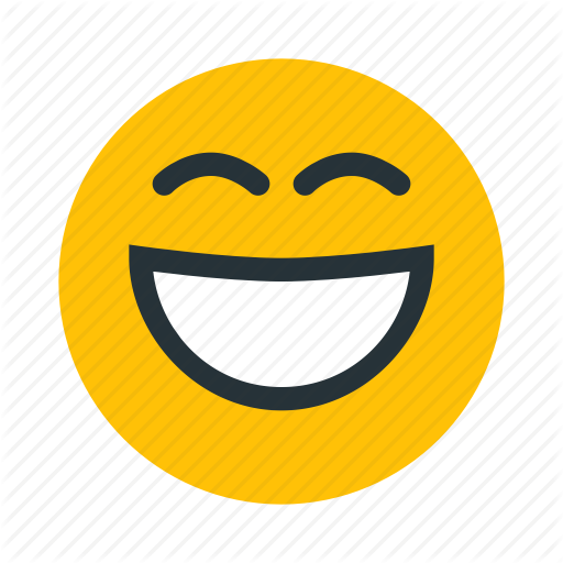 Emoticon, Emotion, Face, Laugh, Smile Icon