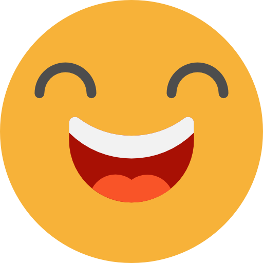 Emoticons, Emoji, Feelings, Smileys, Happy, Laughing Icon