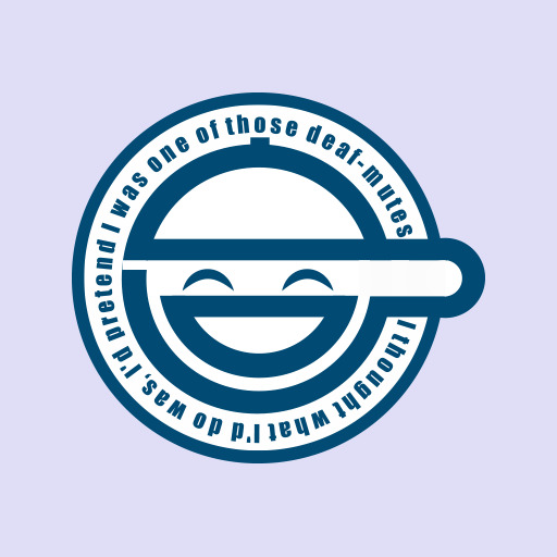 Laughing Man Ghost In The Shell Logo Decal Vinyl Sticker Ebay