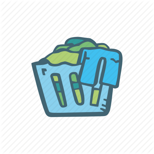 Basket, Cleaning, Laundry Icon