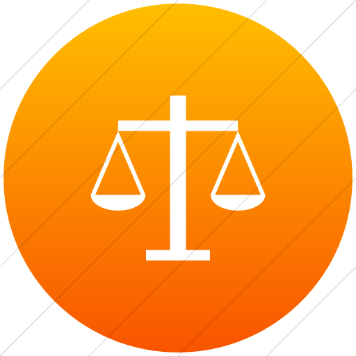 Flat Circle White On Orange Gradient Ocha Humanitarians