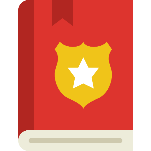 Law Book Icon Security Set Smashicons