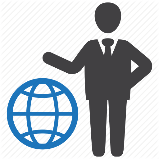 Global Business, Leader, Leadership, Management, Manager Icon