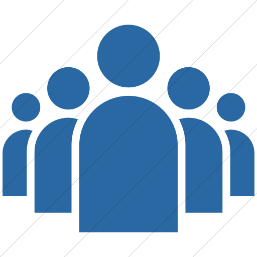 Simple Blue Ocha Humanitarians Activity Leadership Icon