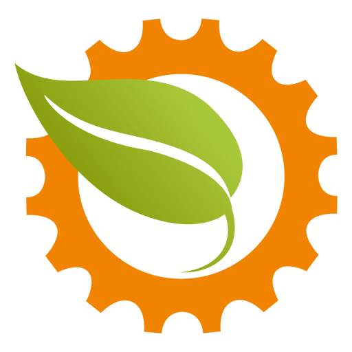 Cogwheel Leaf Icon