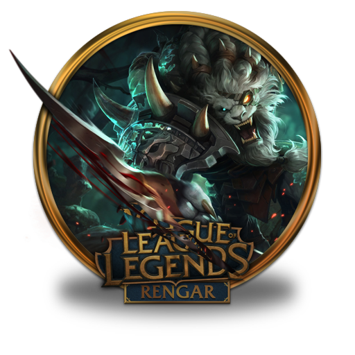 Rengar Icon Free Of League Of Legends Gold Border Icons